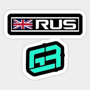 RUS - Russell F1 TV Graphic Sticker